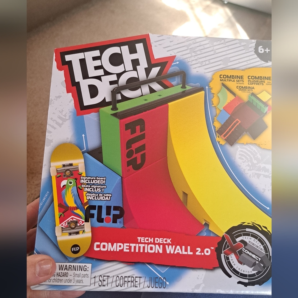 Tech Deck Competition Wall 2.0 X Connect Park Creator Kit 6+ Years Skate Board